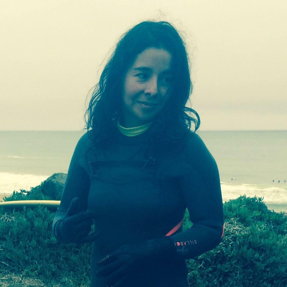 My profile picture with a 7 foot 2 inch pink funboard wearing a wetsuit